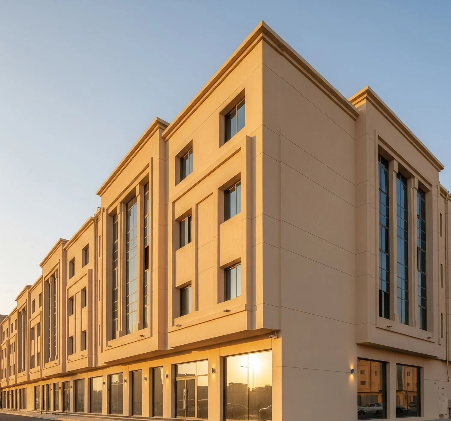 طلاء خارجي لمبنى تجاري