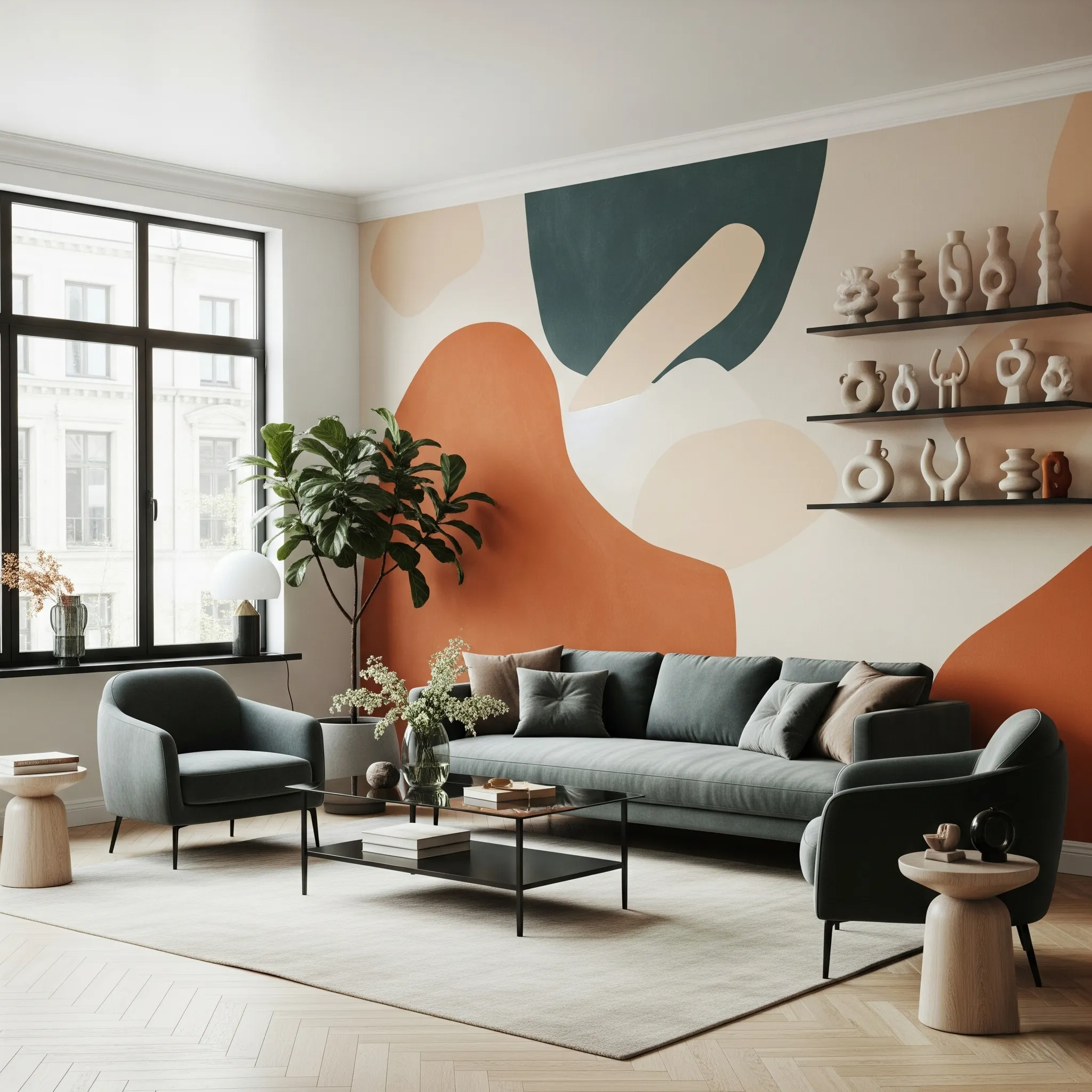 دهانات صالات ومعيشة