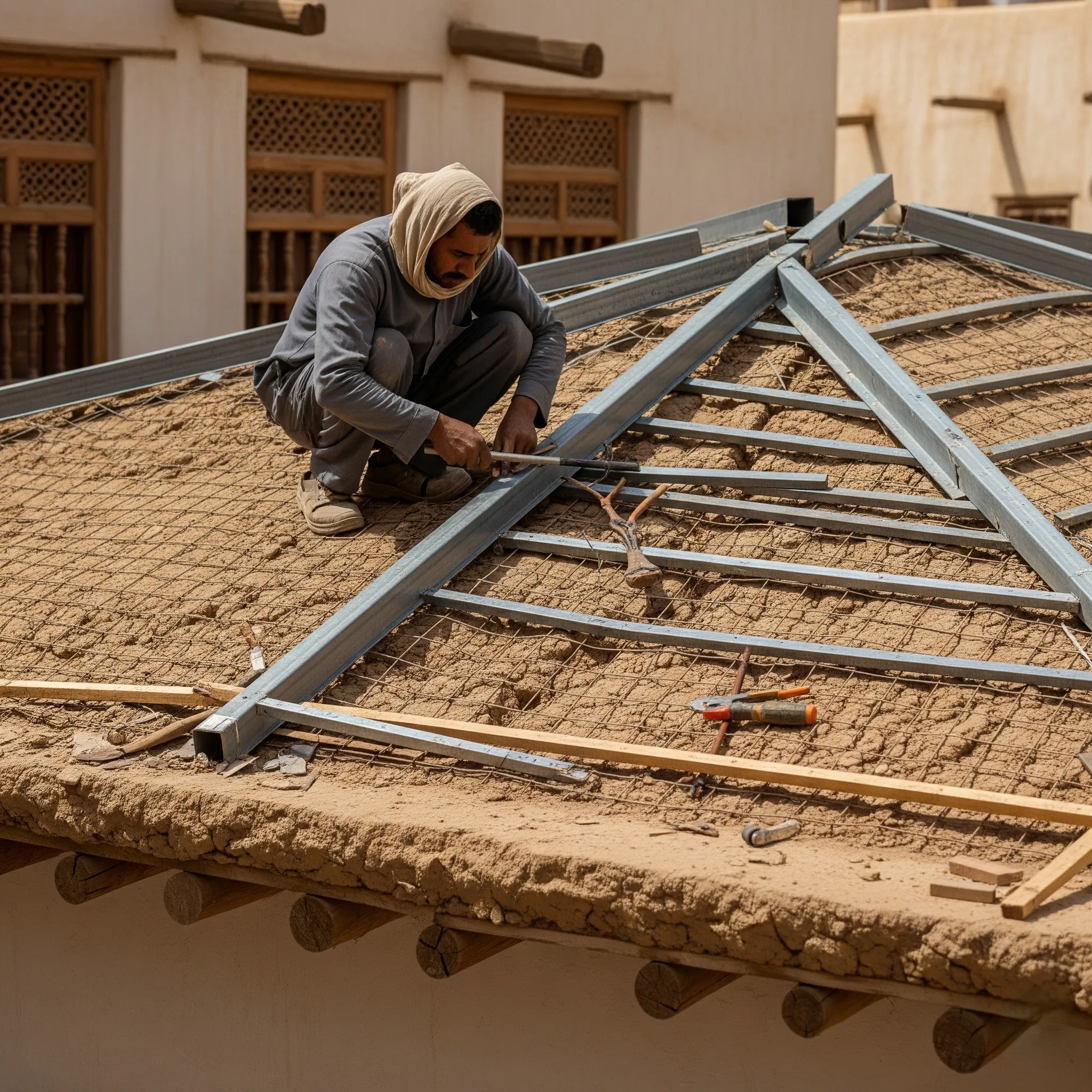 ترميم أسقف ومنشآت