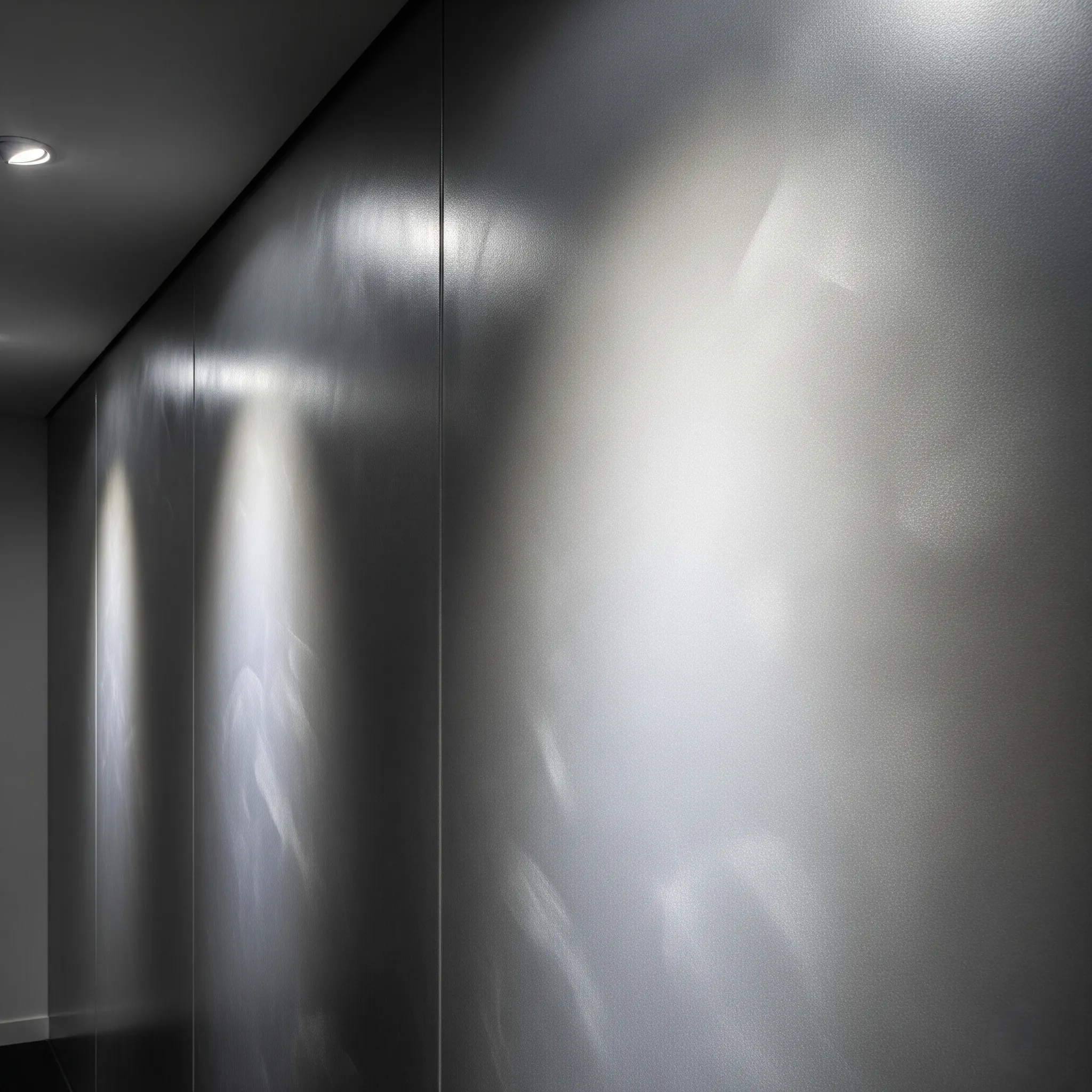 دهان معدني فضي