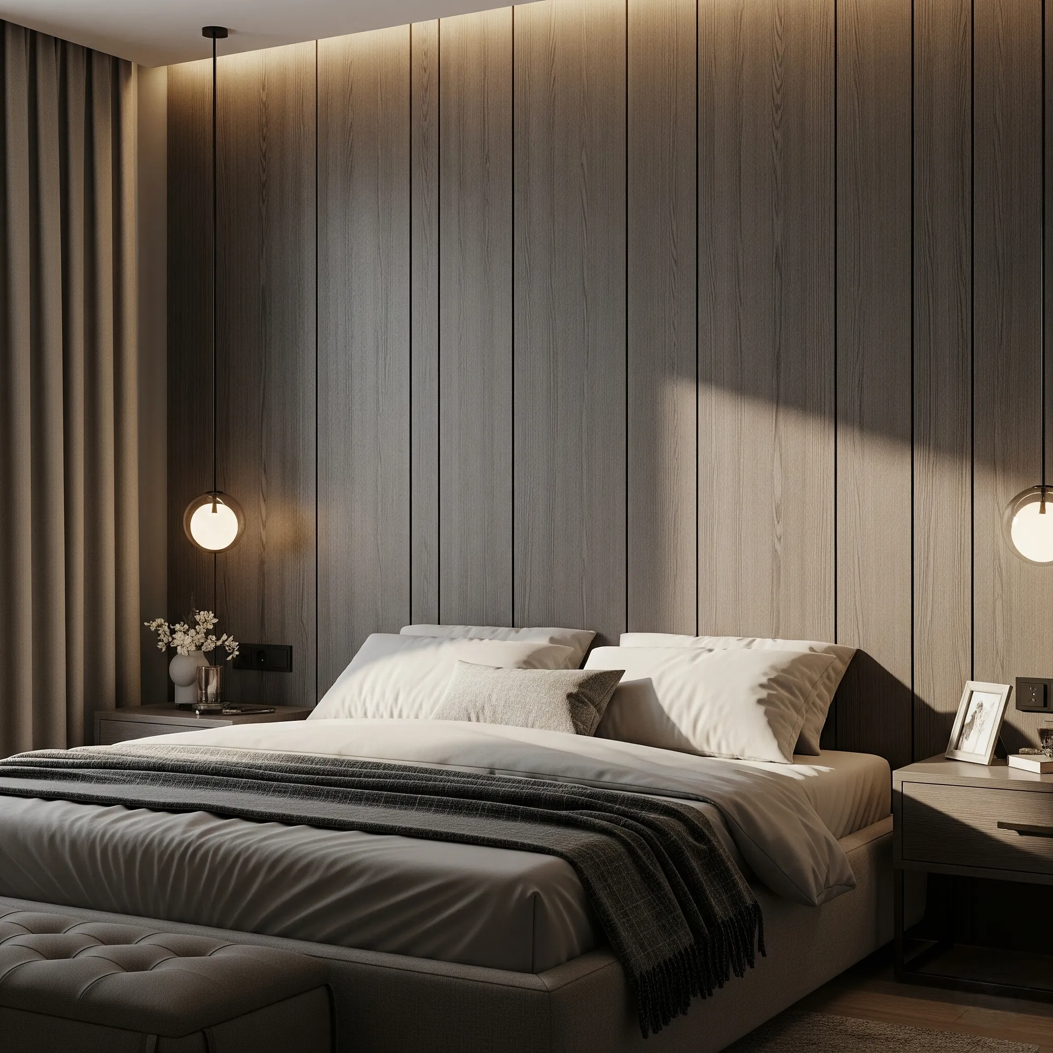 تكسية جدار خلفية سرير