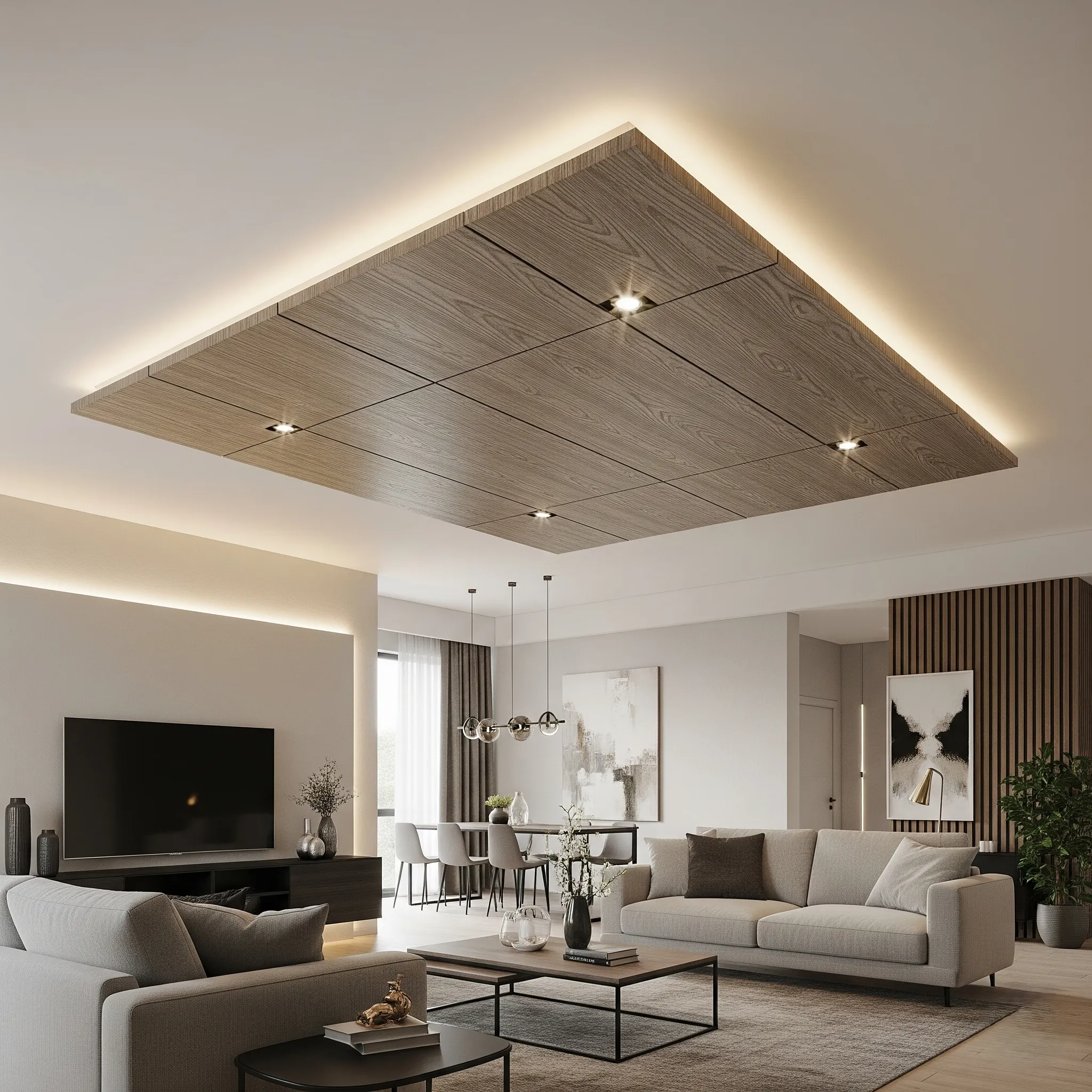 تصميم سقف معلق